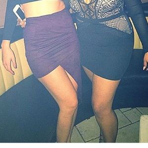 Windsor velvet plum skirt